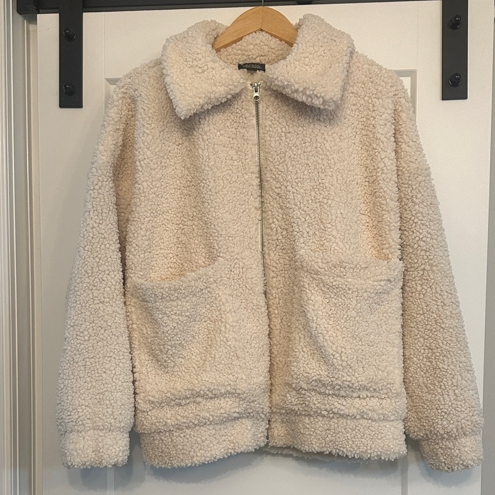 Wild Fable Cream Sherpa Jacket